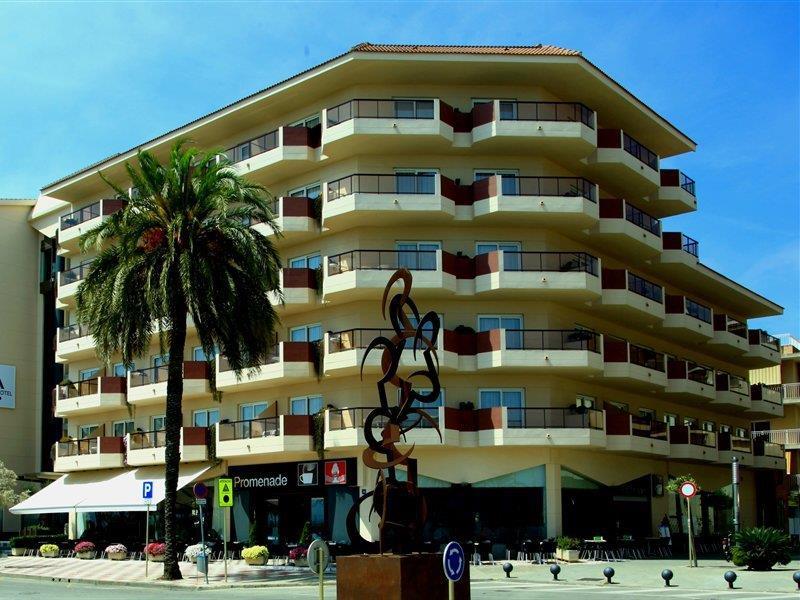 AQUA Hotel Promenade Pineda De Mar Exterior foto
